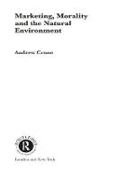 Marketing, Morality and the Natural Environment - Routledge Advances in Management and Business Studies (Paperback)