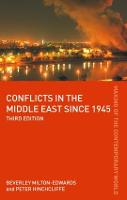 Conflicts in the Middle East since 1945 - The Making of the Contemporary World (Paperback)