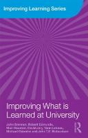 Improving What is Learned at University: An Exploration of the Social and Organisational Diversity of University Education - Improving Learning (Hardback)
