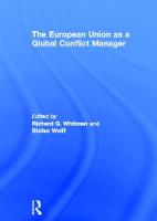 The European Union as a Global Conflict Manager (Hardback)
