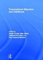 Transnational Migration and Childhood (Hardback)