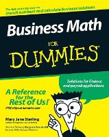 Business Math For Dummies (Paperback)