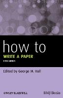 How to Write a Paper 5e