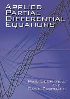 Applied Partial Differential Equations - Dover Books on Mathematics (Hardback)