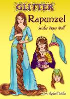 Glitter Rapunzel Sticker Paper Doll - Little Activity Books (Paperback)