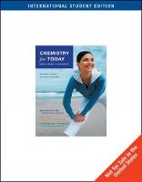 Chemistry for Today: General, Organic, and Biochemistry, International Edition (Paperback)