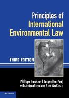 Principles of International Environmental Law (Paperback)