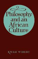 Philosophy and an African Culture (Paperback)
