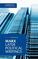 Marx: Later Political Writings - Cambridge Texts in the History of Political Thought (Paperback)