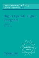 Higher Operads, Higher Categories - London Mathematical Society Lecture Note Series (Paperback)