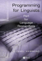 Programming for Linguists: Perl for Language Researchers (Paperback)