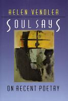 Soul Says: On Recent Poetry (Paperback)