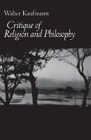 Critique of Religion and Philosophy (Paperback)