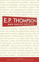 E. P. Thompson and English Radicalism (Paperback)