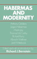 Habermas and Modernity (Paperback)