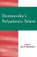 Dostoevsky's Polyphonic Talent (Paperback)