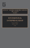 International Entrepreneurship - Advances in Entrepreneurship, Firm Emergence and Growth (Hardback)