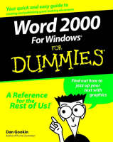 Word 2000 for Windows For Dummies (Paperback)
