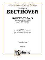 Symphony No. 9 Choral Movement: Orch. (Book)
