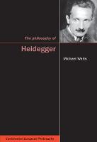The Philosophy of Heidegger - Continental European Philosophy (Hardcover) 12 (Paperback)