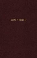 KJV Holy Bible: Super Giant Print with 43,000 Cross References, Burgundy Leather-look, Red Letter, Comfort Print: King James Version (Paperback)