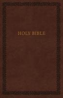 NKJV, Holy Bible, Soft Touch Edition, Leathersoft, Brown, Comfort Print: Holy Bible, New King James Version (Leather / fine binding)