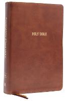 KJV, Foundation Study Bible, Large Print, Leathersoft, Brown, Red Letter, Comfort Print: Holy Bible, King James Version (Leather / fine binding)