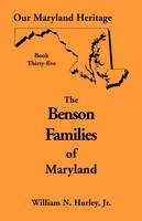 Our Maryland Heritage, Book 35: Benson Families (Paperback)