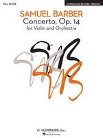 Concerto, Op. 14 - Corrected Revised Version: Score (Sheet music)