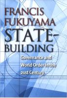State-Building: Governance and World Order in the 21st Century - Messenger Lectures (Hardback)