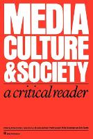 Media, Culture & Society: A Critical Reader - Media Culture & Society Series (Paperback)