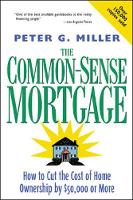 The Common-Sense Mortgage (Paperback)