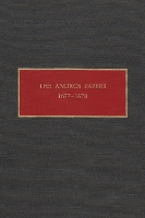 The Andros Papers 1677-1678: Files of the Provincial Secretary of New York During the Administration of Sir Edmund Andros 1674-1680 - New York Historical Manuscripts (Hardback)