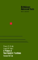 A Primer of Real Analytic Functions - Birkhäuser Advanced Texts Basler Lehrbücher (Hardback)