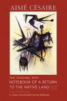 The Original 1939 Notebook of a Return to the Native Land (Hardback)