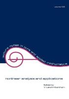 nonlinear analysis and applications - Lecture Notes in Pure and Applied Mathematics (Paperback)