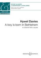 A boy is born in Bethlehem (Sheet music)