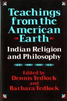 Teachings from the American Earth: Indian Religion and Philosophy (Paperback)