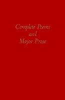 The Complete Poems and Major Prose - Hackett Classics (Hardback)