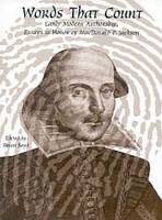 Words That Count: Essays on Early Modern Authorship in Honor of MacDonald P. Jackson (Hardback)