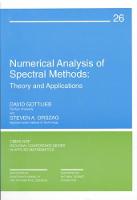 Numerical Analysis of Spectral Methods: Theory and Applications - CBMS-NSF Regional Conference Series v. 26 (Paperback)
