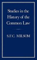 Studies in the History of the Common Law (Hardback)
