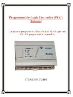 Programmable Logic Controller (PLC) Tutorial (Paperback)