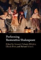 Performing Restoration Shakespeare (Hardback)