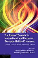 The Role of ‘Experts' in International and European Decision-Making Processes: Advisors, Decision Makers or Irrelevant Actors? (Hardback)