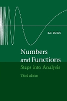 Numbers and Functions: Steps into Analysis (Paperback)