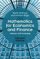 Mathematics for Economics and Finance: Methods and Modelling (Hardback)