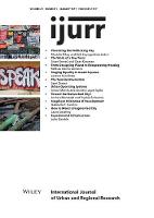 International Journal of Urban and Regional Research (Paperback)