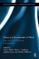 Voice and Involvement at Work: Experience with Non-Union Representation - Routledge Research in Employment Relations (Paperback)