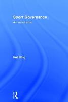 Sport Governance: An introduction (Hardback)
